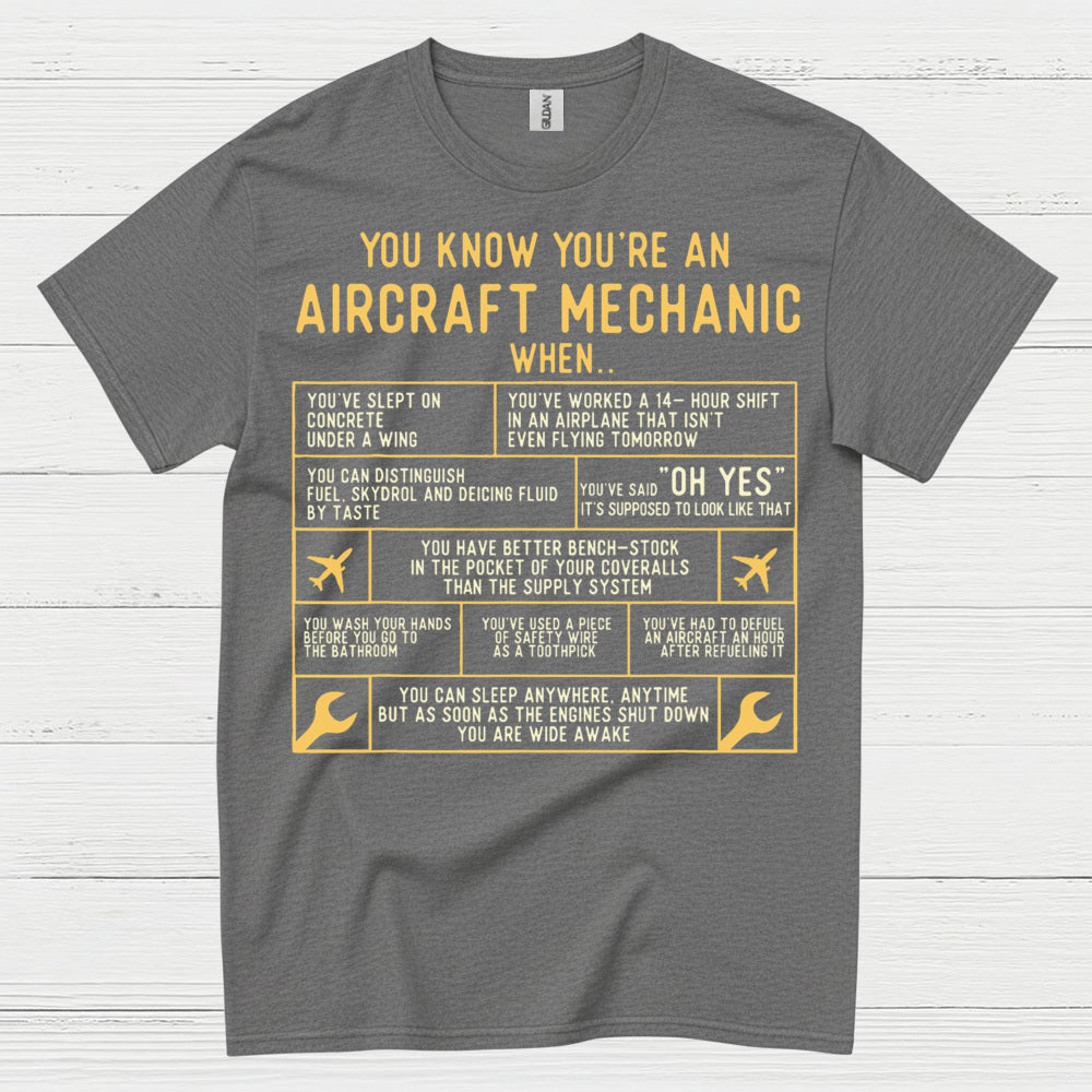 Aircraft Mechanic Humor Quote T Shirt