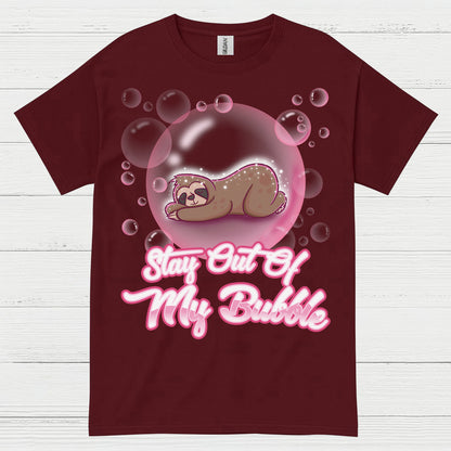 Stay Out Of My Bubble Sloth T Shirt
