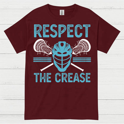 Respect The Crease Lacrosse T Shirt
