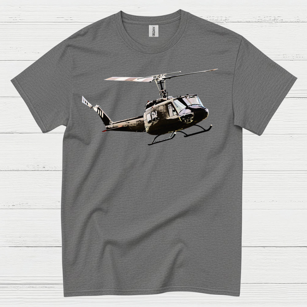 UH-1 Huey Classic Military Helicopter T Shirt