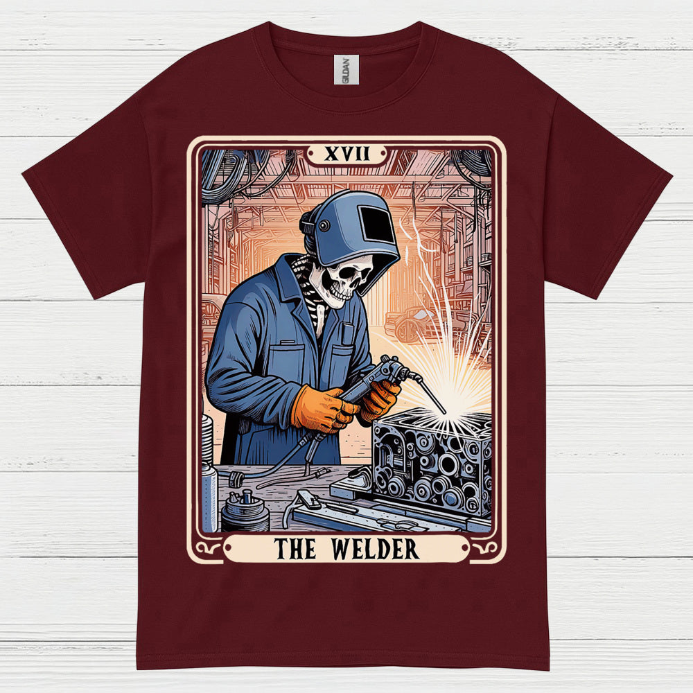 The Welder Tarot Card T Shirt