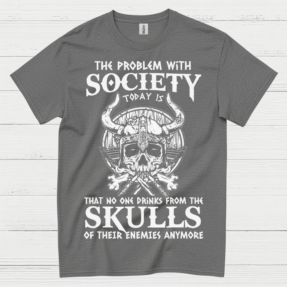 Skulls of Their Enemies Viking T Shirt