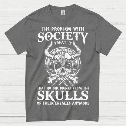 Skulls of Their Enemies Viking T Shirt