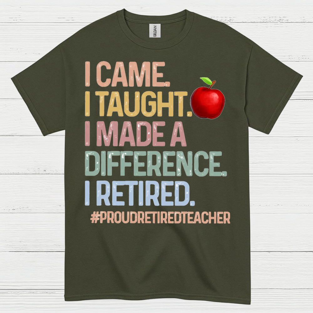 Proud Retired Teacher T Shirt