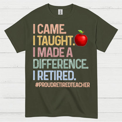 Proud Retired Teacher T Shirt