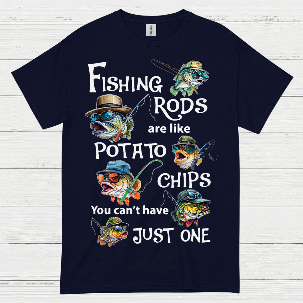Fishing Rods Potato Chips T Shirt