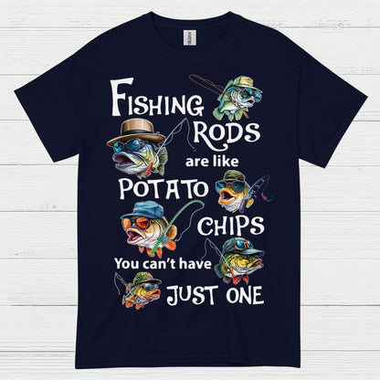Fishing Rods Potato Chips T Shirt