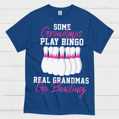 Real Grandmas Go Bowling Funny T Shirt