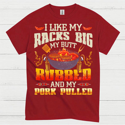 Big Racks And Pulled Pork BBQ T Shirt