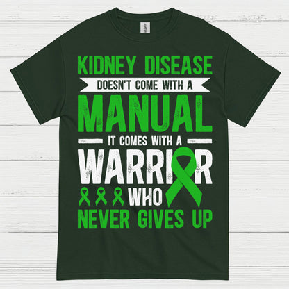 Kidney Disease Warrior Never Gives Up T Shirt