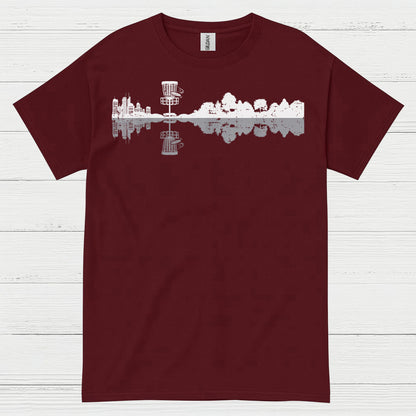 Disc Golf Skyline Reflection T Shirt