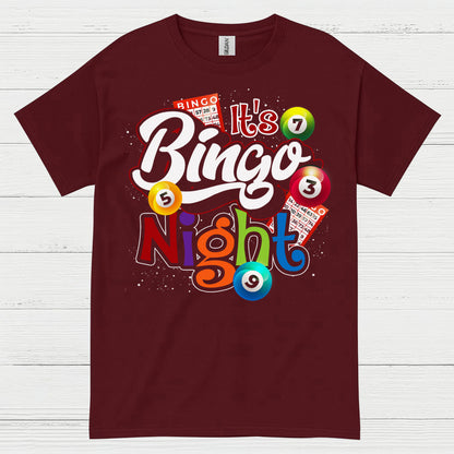 Bingo Night Colorful Graphic T Shirt