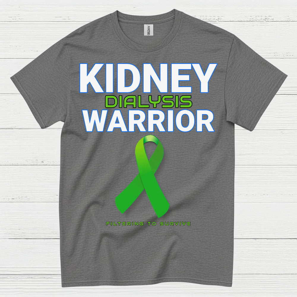 Kidney Dialysis Warrior Strength Awareness T Shirt