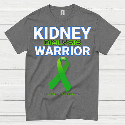 Kidney Dialysis Warrior Strength Awareness T Shirt