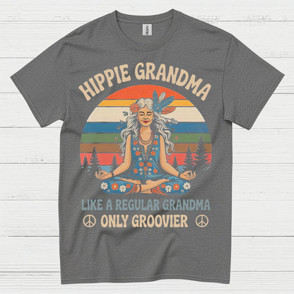 Hippie Grandma Groovier Than Regular T Shirt