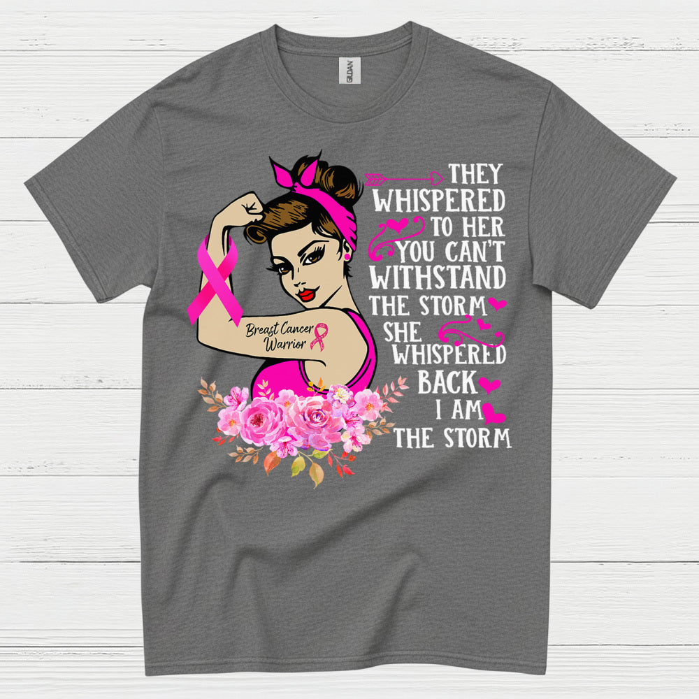 Breast Cancer Warrior Strong Woman T Shirt