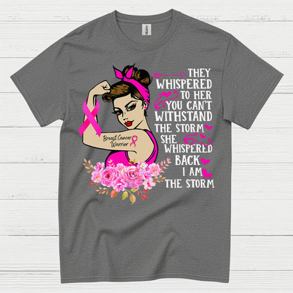 Breast Cancer Warrior Strong Woman T Shirt