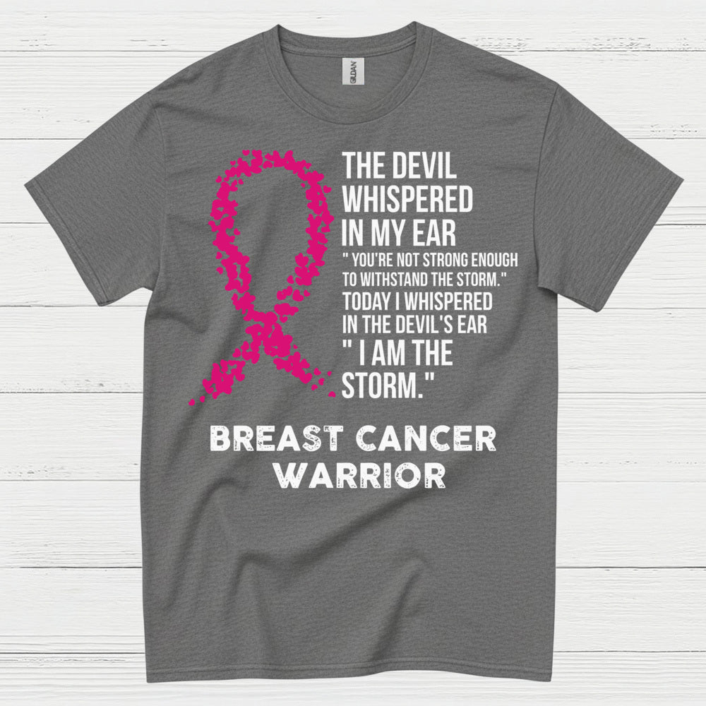 Breast Cancer Warrior Inspirational Quote T Shirt
