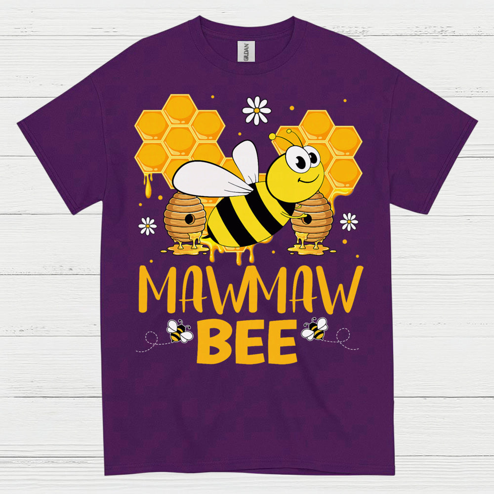 Mawmaw Bee Cute Grandma T Shirt