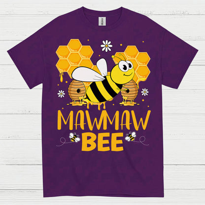 Mawmaw Bee Cute Grandma T Shirt