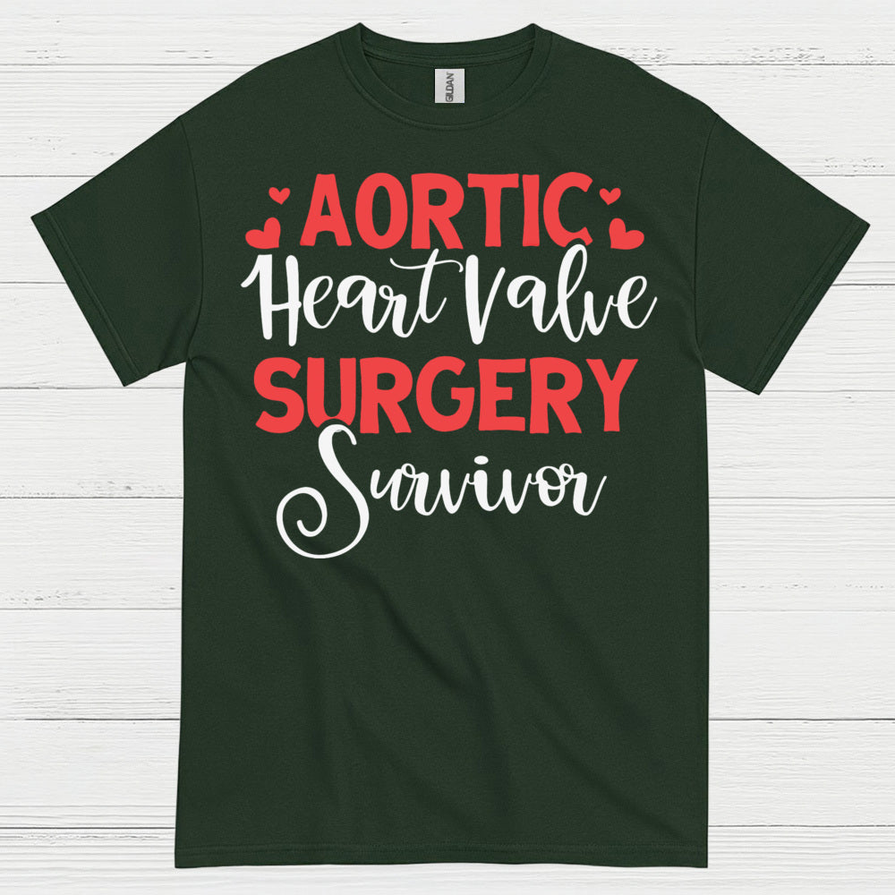 Aortic Heart Valve Surgery Survivor T Shirt