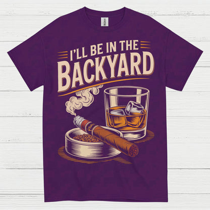 Backyard Nights Cigar And Whiskey T Shirt