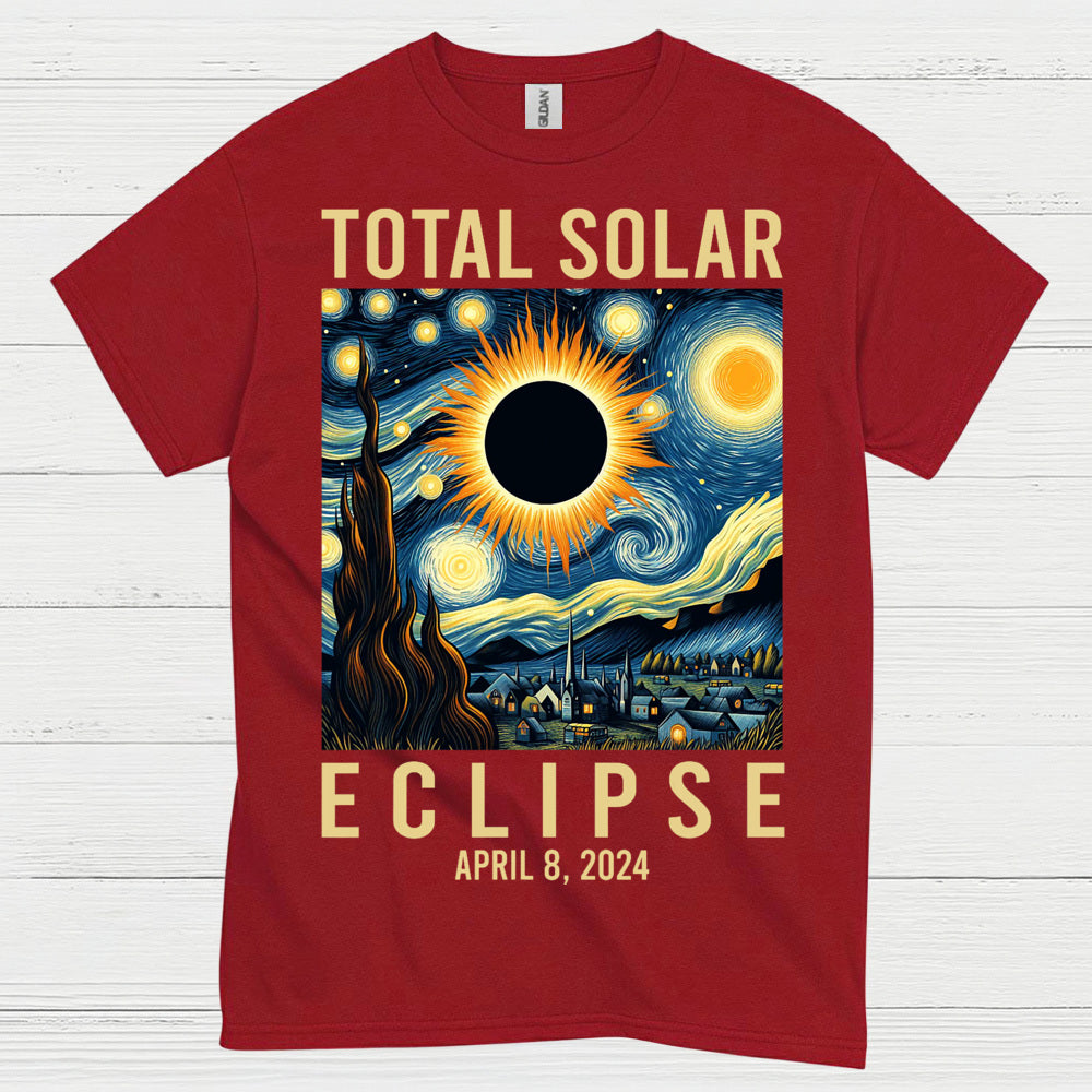 Total Solar Eclipse Art T Shirt