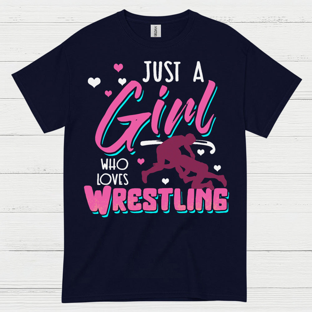 Girls Wrestling Pride Graphic T Shirt