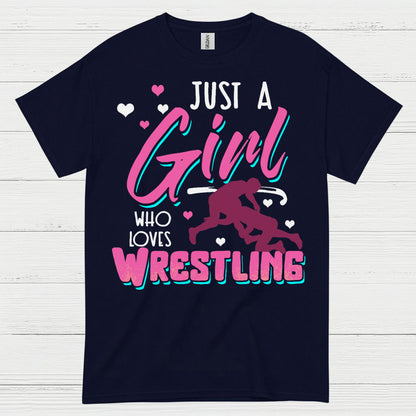 Girls Wrestling Pride Graphic T Shirt