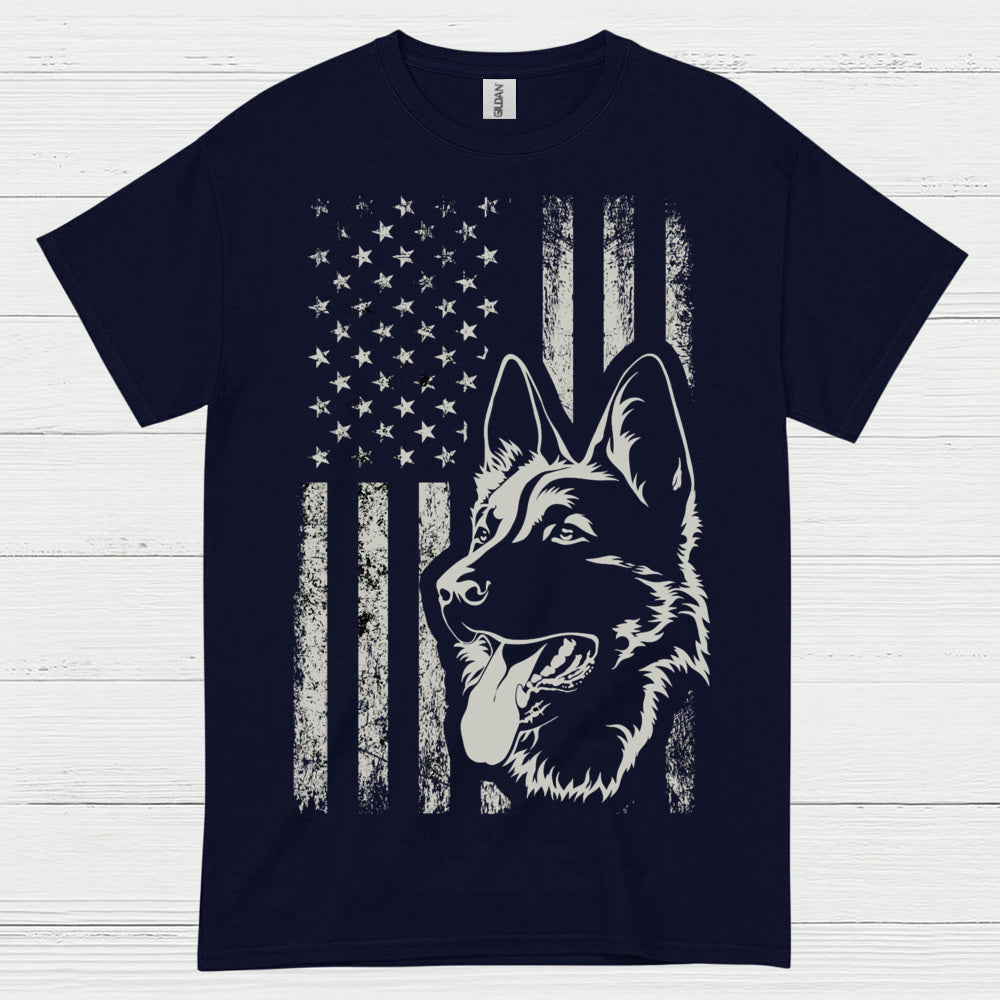 American Shepherd Flag T Shirt