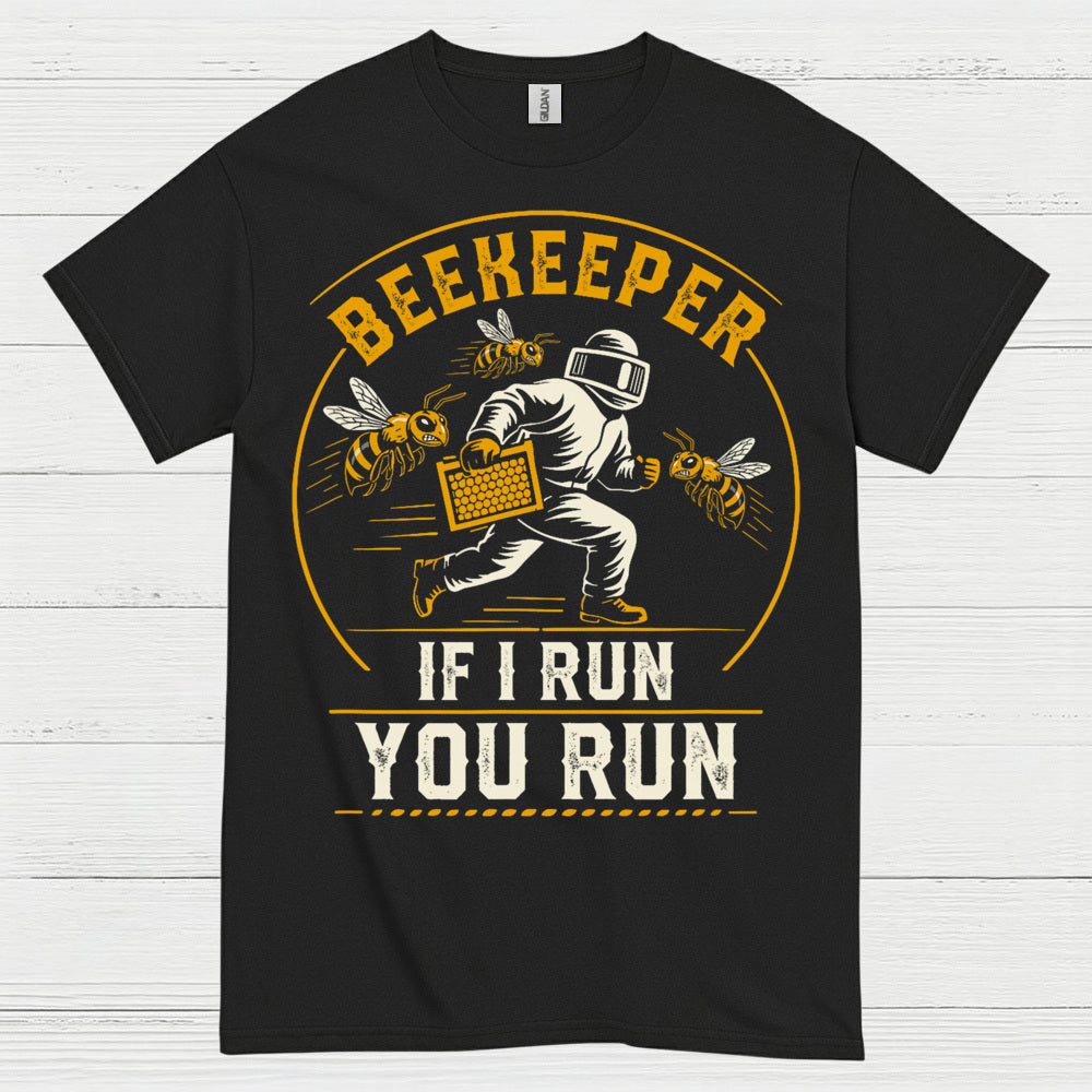 Beekeeper Running From Bees T Shirt