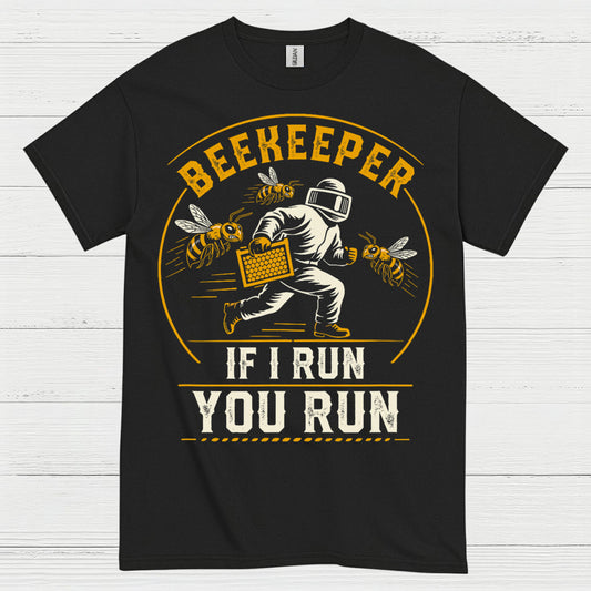Beekeeper Running From Bees T Shirt