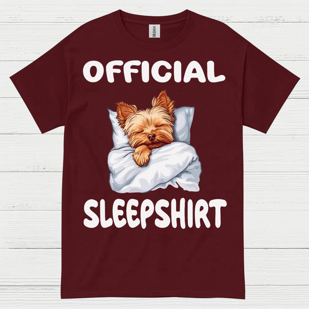 Official Sleep Shirt Funny Dog T Shirt