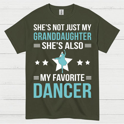 Favorite Granddaughter Dancer Family T Shirt