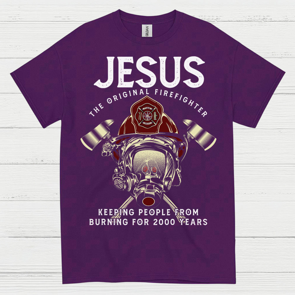 Jesus Saves Firefighters Serve T-Shirt