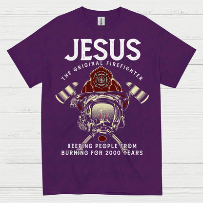 Jesus Saves Firefighters Serve T-Shirt