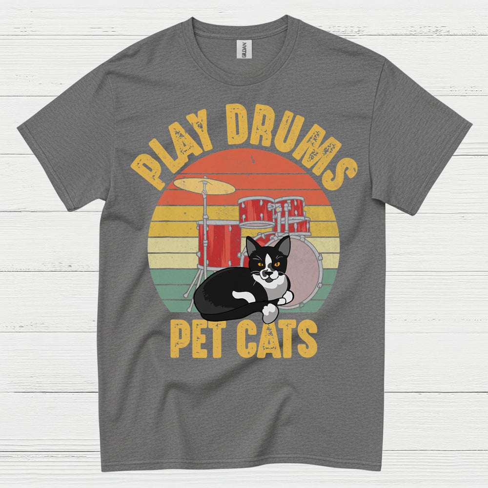 Cat Petter Drummer T Shirt