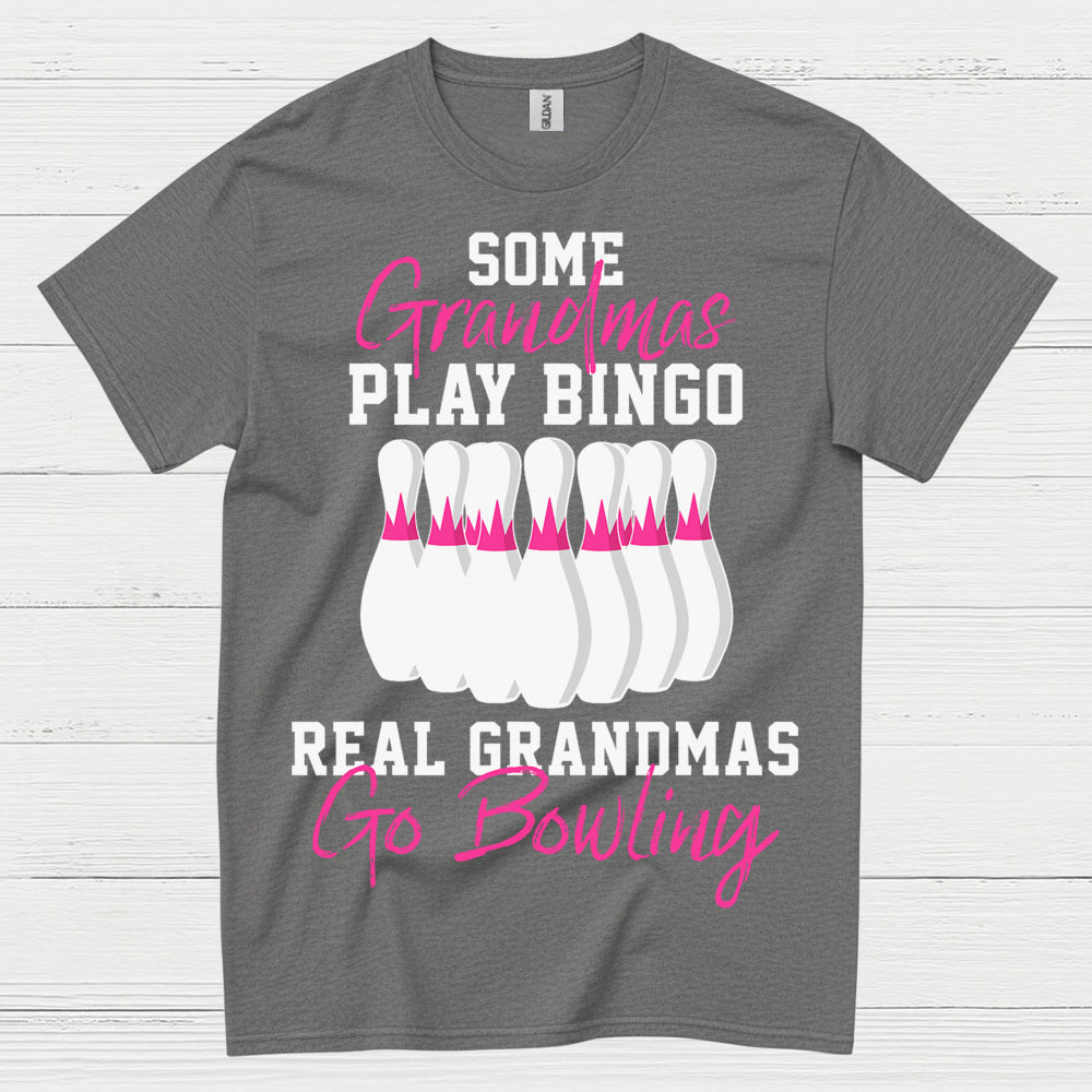 Real Grandmas Go Bowling Funny T Shirt