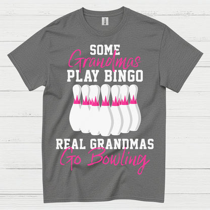 Real Grandmas Go Bowling Funny T Shirt
