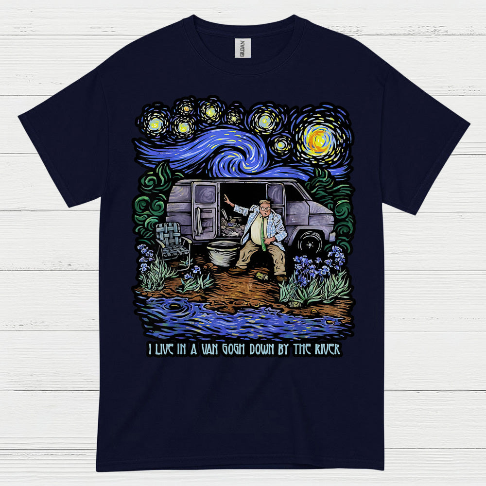 Van Life Humor Art T Shirt