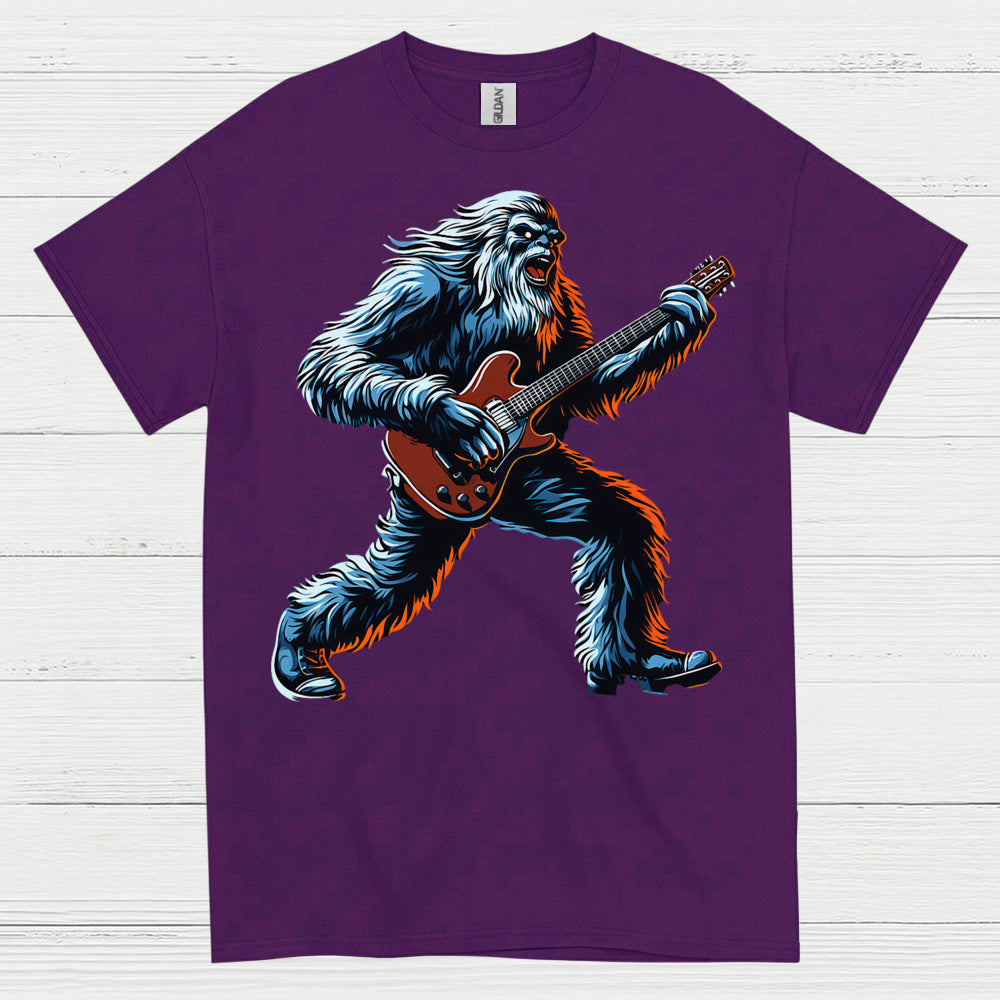 Rock Guitar Bigfoot T Shirt