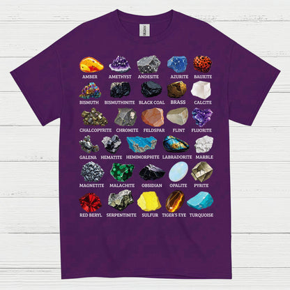 Mineral Chart Geology T Shirt