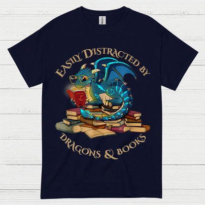 Dragons And Books T Shirt