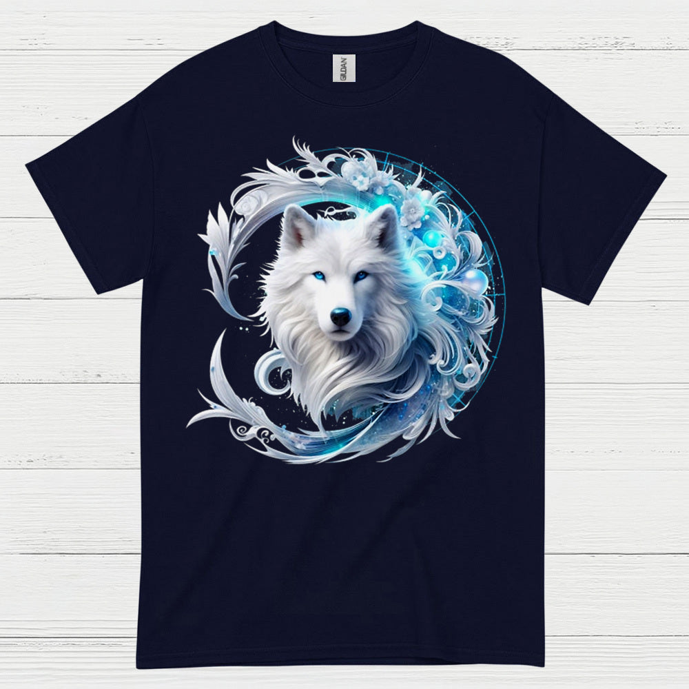 Mystic White Wolf Spirit T Shirt