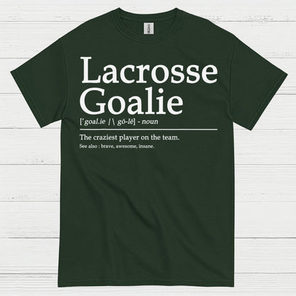 Lacrosse Goalie Definition Funny T Shirt