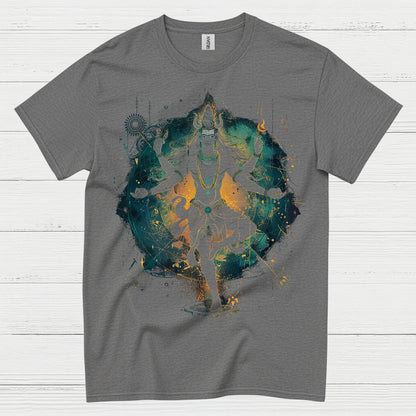 Cosmic Shiva Meditation Art T Shirt