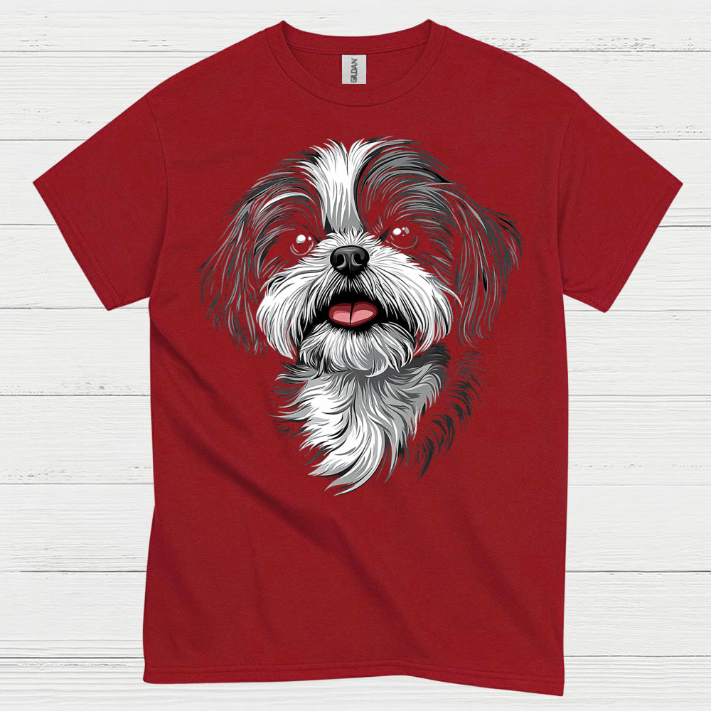 Cute Shih Tzu Portrait Graphic T Shirt