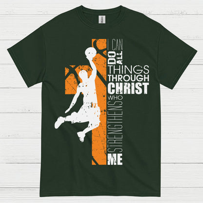 I Can Do All Things Through Christ Basketball T Shirt