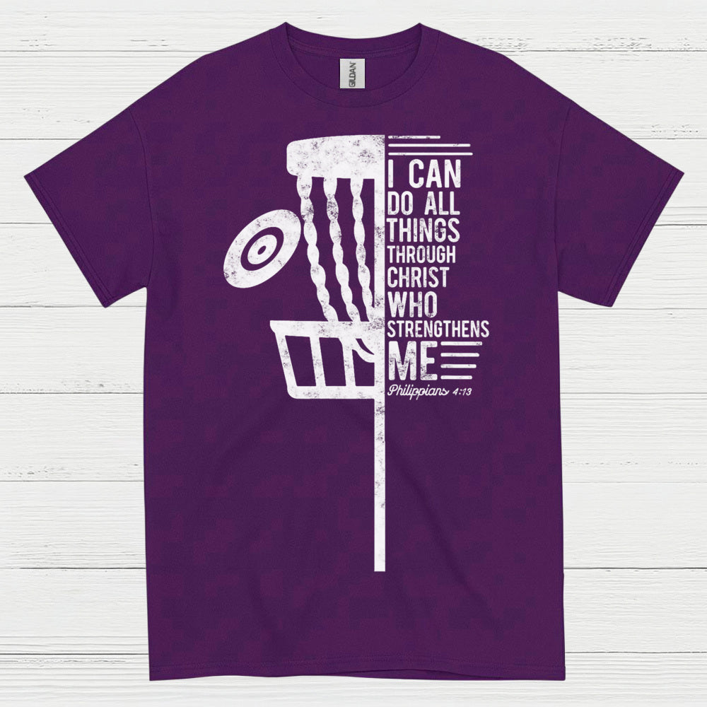 I Can Do All Things Disc Golf T Shirt
