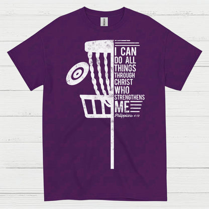 I Can Do All Things Disc Golf T Shirt